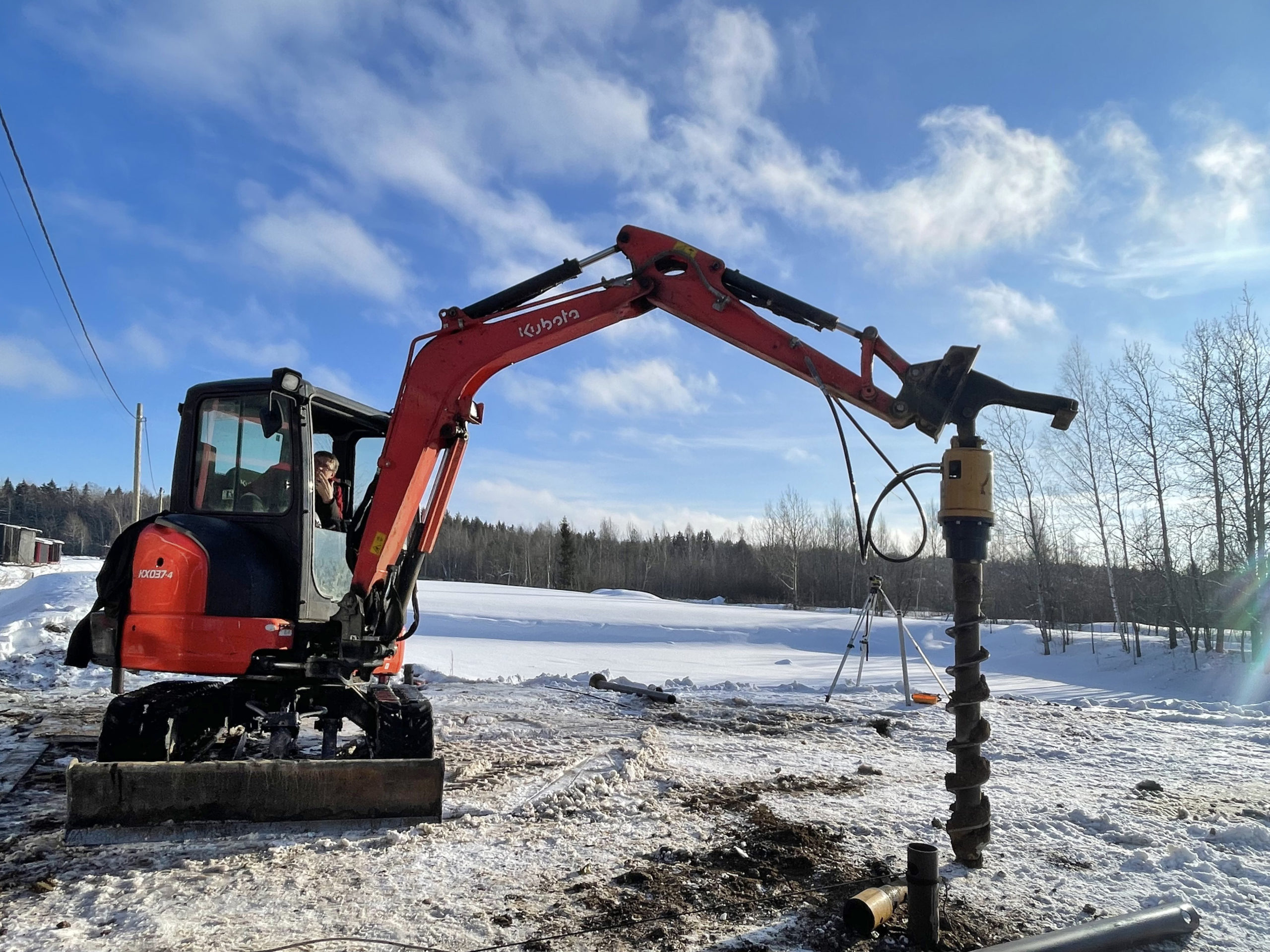 Мини-экскаватор Kubota kx037