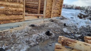 Установка винтовых свай